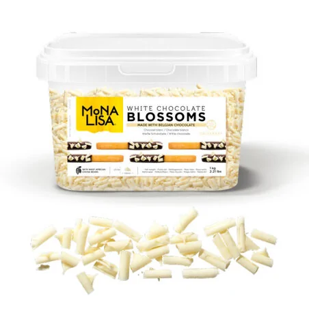 Copeaux de chocolat blanc Mona Lisa 1 kg