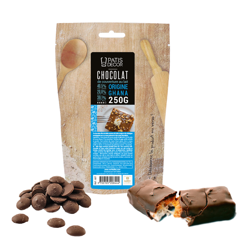 Chocolat Noir Bio Madirofolo, pistoles 1 kg - Barry