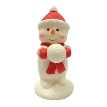 Décor comestible Père Noël boule de neige
