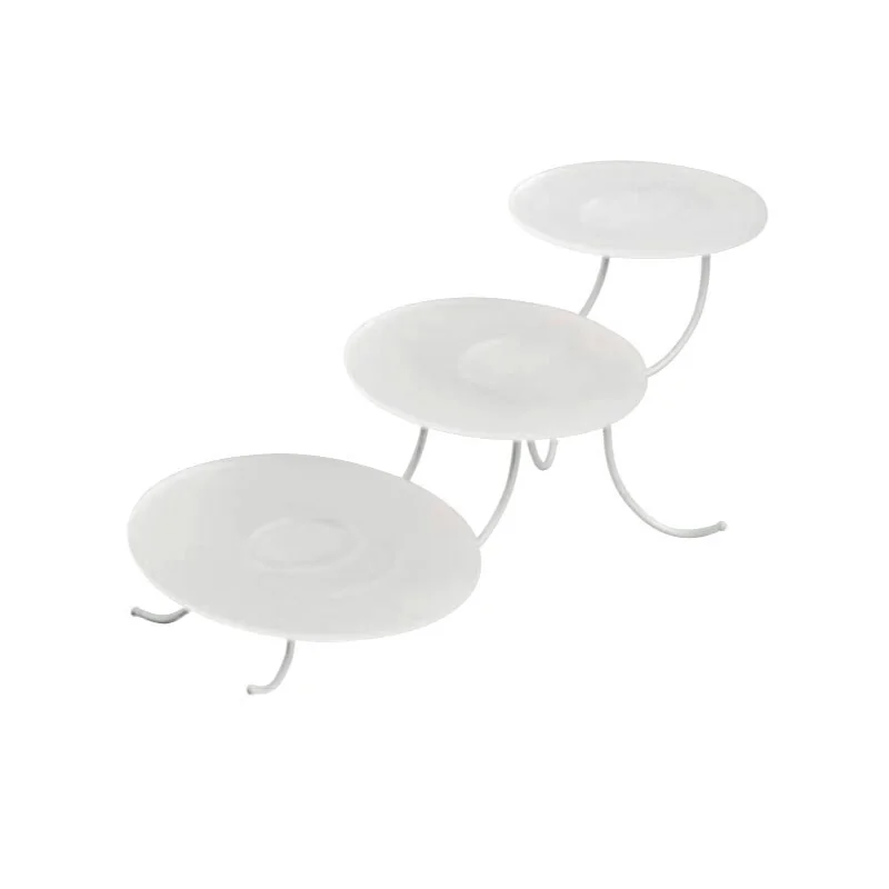 Présentoir métal 3 plateaux ovales