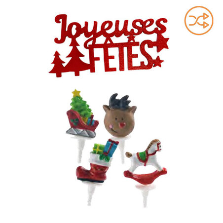 Kit décors de bûche de Noël Patisdécor