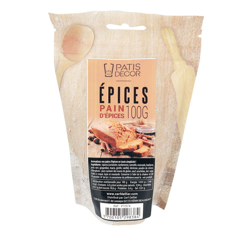 Epices pour pain d'épices Patisdécor 100 g