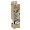Gouttière à bûche carrée inox embouts démontables 30 cm Gouttière à bûche carrée inox embouts démontables 30 cm