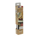 Gouttière à buche inox démontable 30 cm Gouttière à buche inox démontable 30 cm