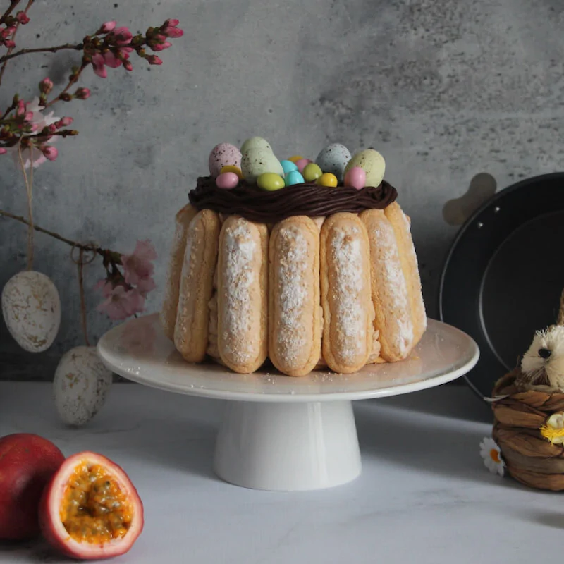 Moule à charlotte à acier revêtu De Buyer 18 cm