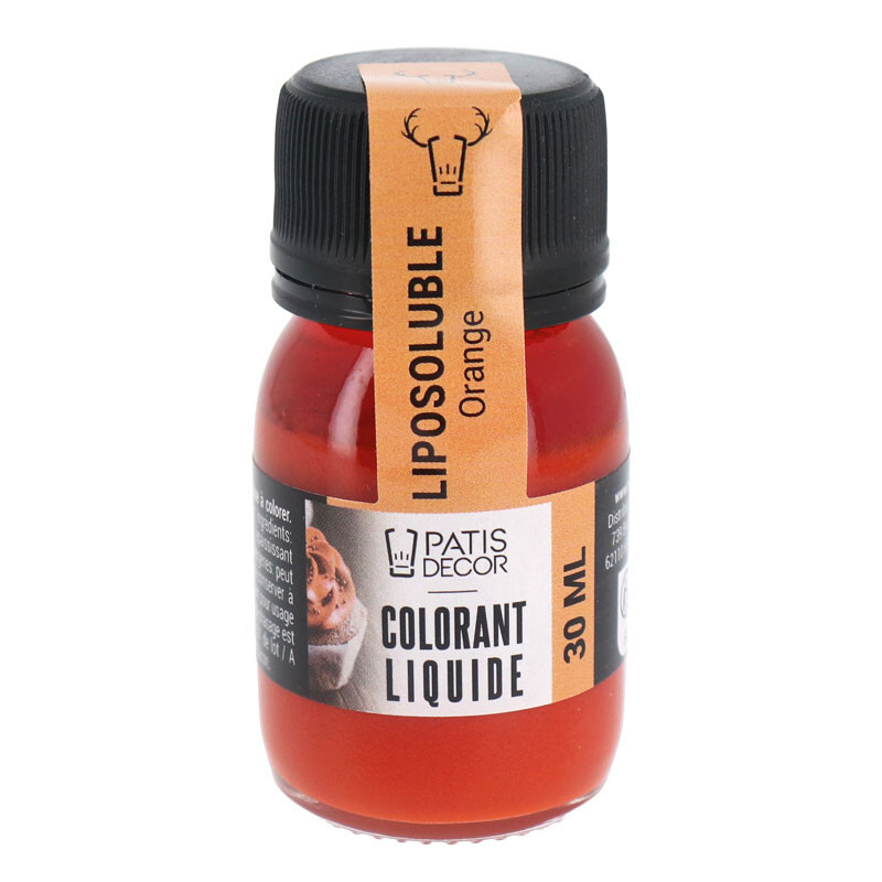 Colorant alimentaire liposoluble Orange 30mL