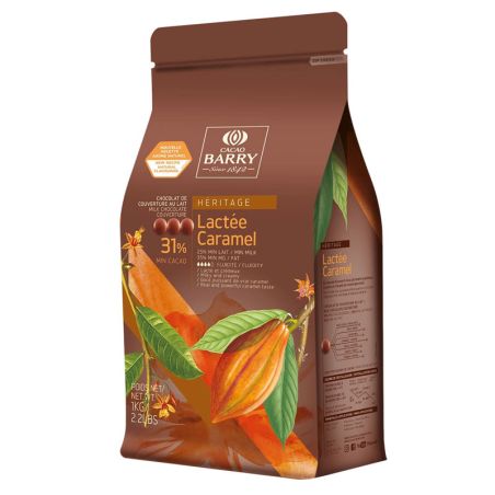 Inaya 65% Q-fermentation Chocolat de couverture noir 1kg Cacao Barry