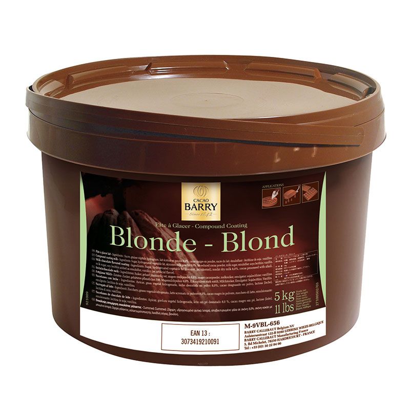 Pâte à glacer blonde Barry 5 kg