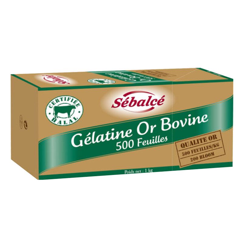 Gélatine Bovine Halal en Feuilles - Bloom 200