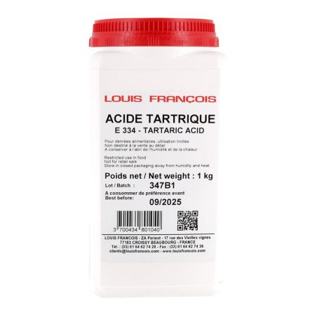 Acide citrique 1 kg - Louis François