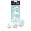 3 Emporte-pièces Flocon de neige à poussoir 3 Emporte-pièces Flocon de neige à poussoir