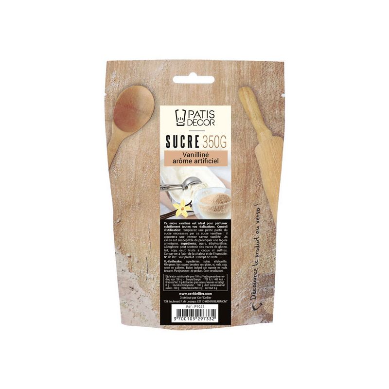 Sucre vanilliné Patisdécor 350 g