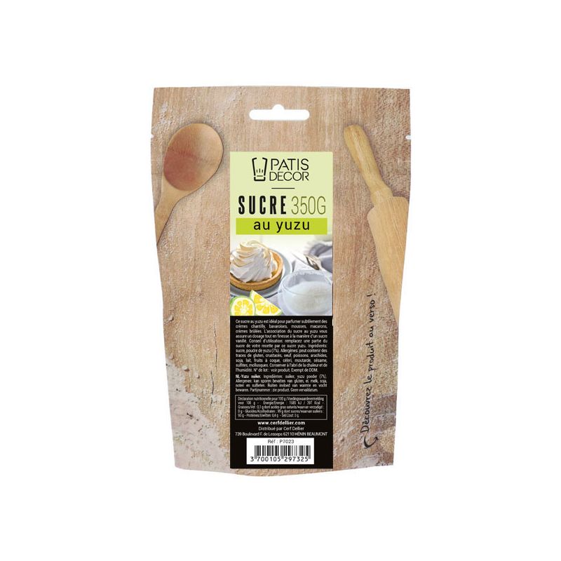 Sucre au yuzu Patisdécor 350 g