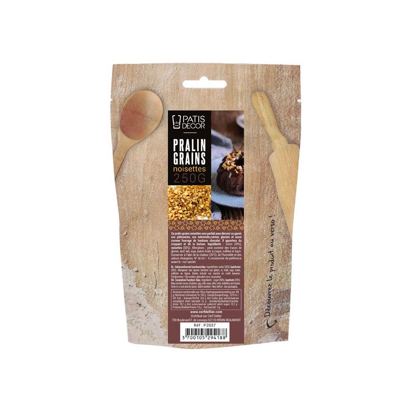 Pralin Grains Noisette Patisdécor 250 g