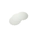 Rond carton festonné blanc (x250)