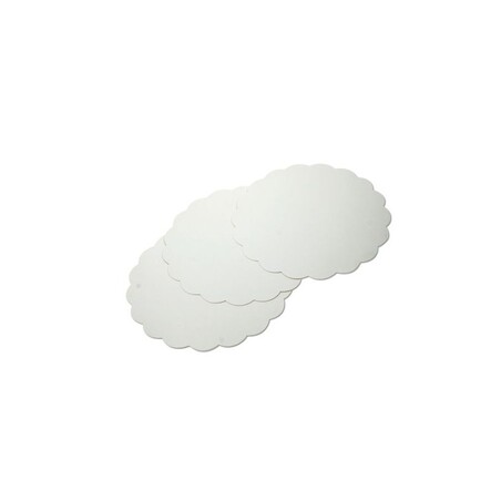 Support carton rond - uni blanc - Ø 30 cm (x 250) - Nordia