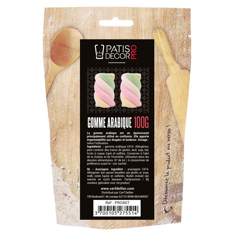 Gomme arabique 100 g - Patisdécor Pro