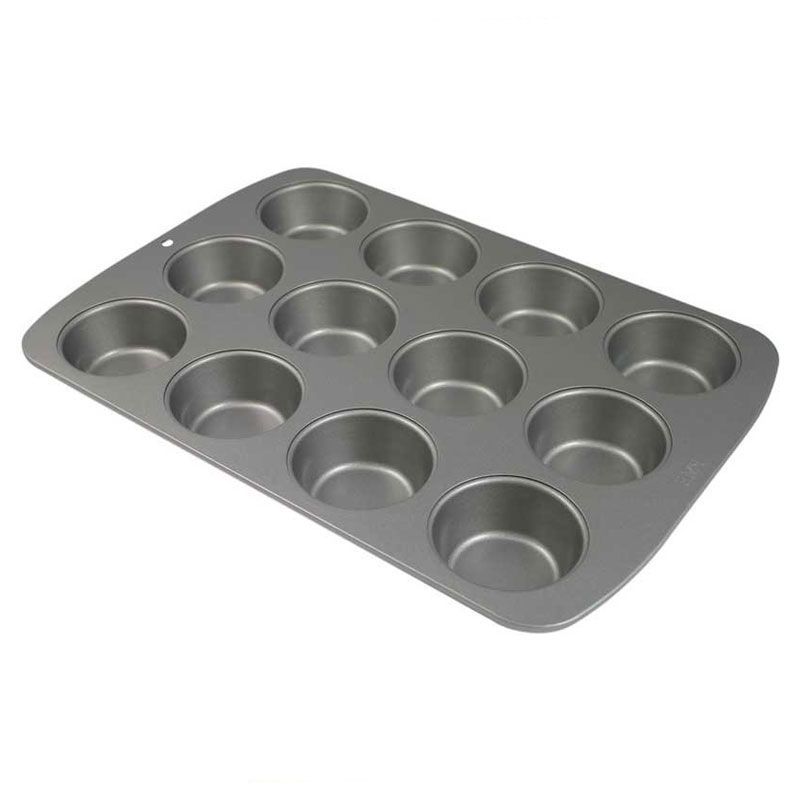 Moule pour 12 muffins standards anti adhérent PME