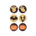 Ronds en chocolat Halloween assortis (x48) Ronds en chocolat Halloween assortis (x48)