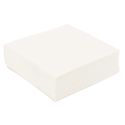 50 Serviettes de table blanches