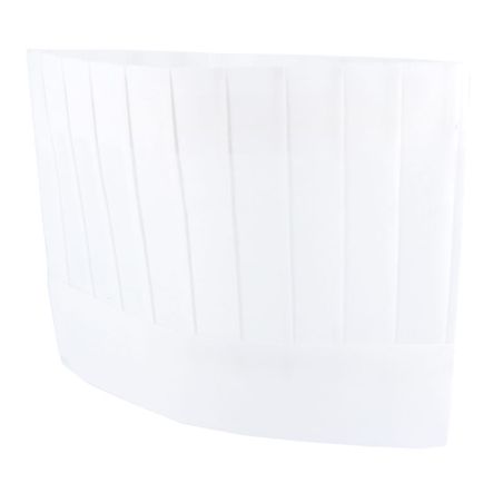 Toque en papier plissé H 23 cm Patisdécor (x4)