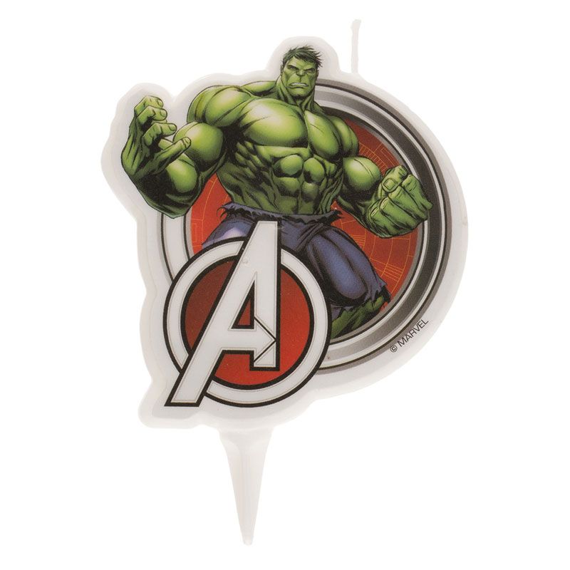 Bougie 2D Hulk Avengers