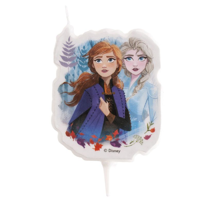 Bougie d'anniversaire la Reine des Neiges 2D