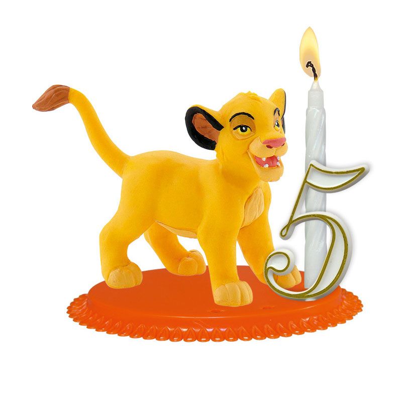 Kit bougie Simba Le Roi Lion
