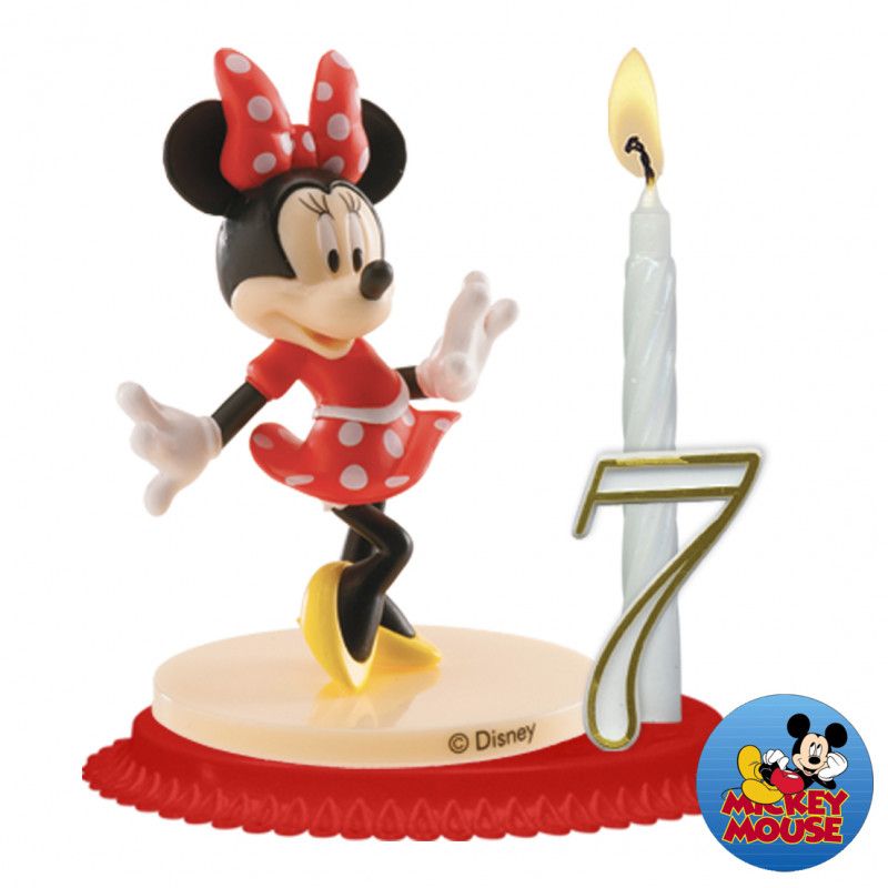 Bougie d'anniversaire Mickey Mouse - 2 ans