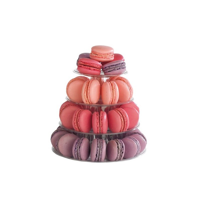 Présentoir mini-pyramide à macarons