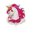 Bougie Licorne rose 7,5 cm Bougie Licorne rose 7,5 cm