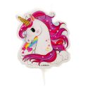 Bougie Licorne rose 7,5 cm