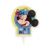 Bougie anniversaire Mickey 7,5 cm