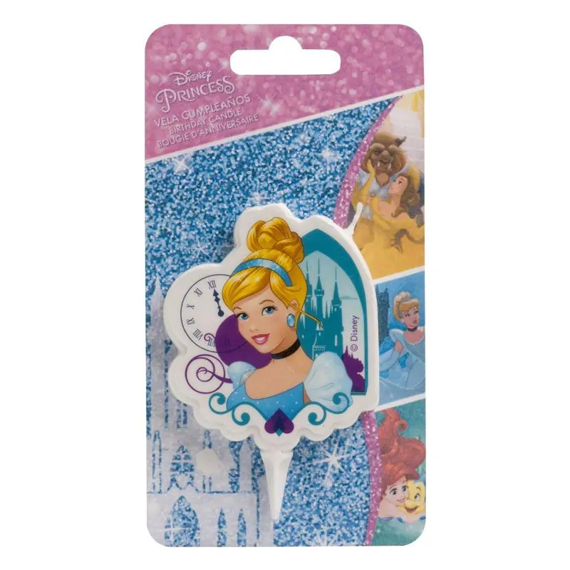 Bougie 2D Cendrillon 7,5 cm