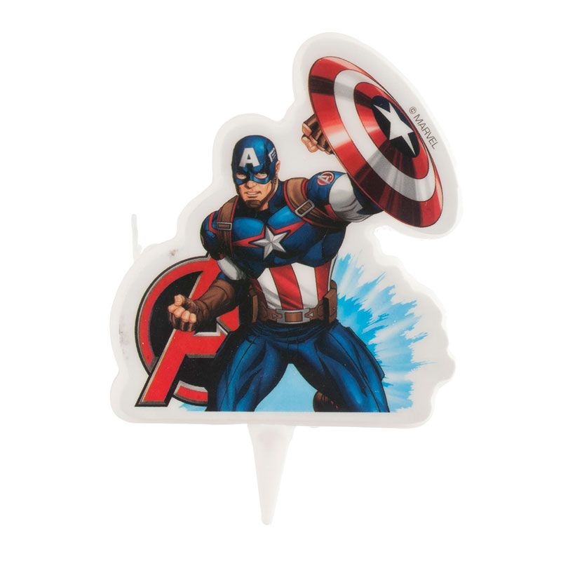 Bougie Captain America 2D