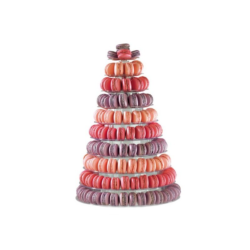 Présentoir Pyramide à macarons ronde modulable