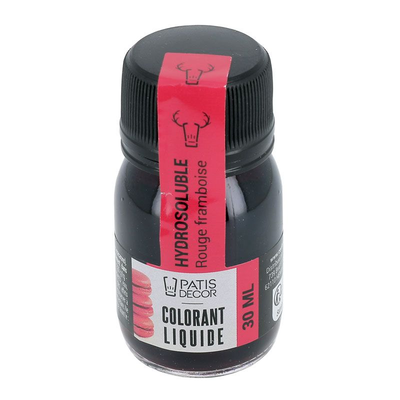 Colorant alimentaire Rouge Framboise Patisdécor 30 ml