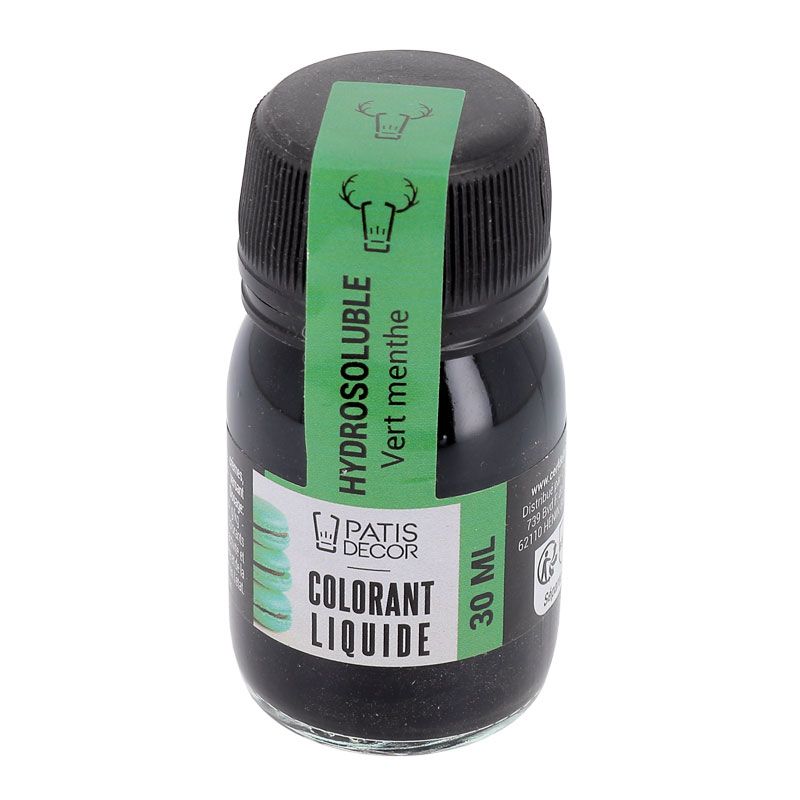 Colorant alimentaire liquide Vert Menthe 30 ml - Patisdécor