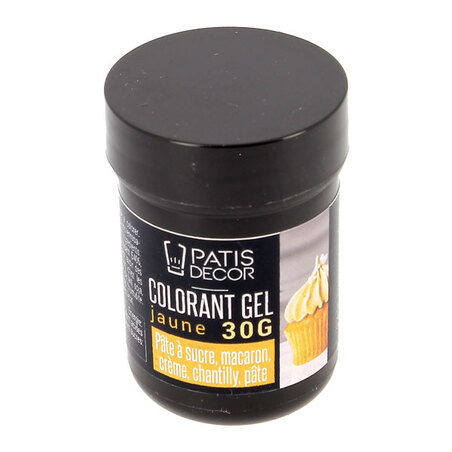 Colorant gel jaune Patisdécor