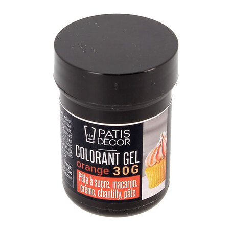 Colorant gel orange Patisdécor