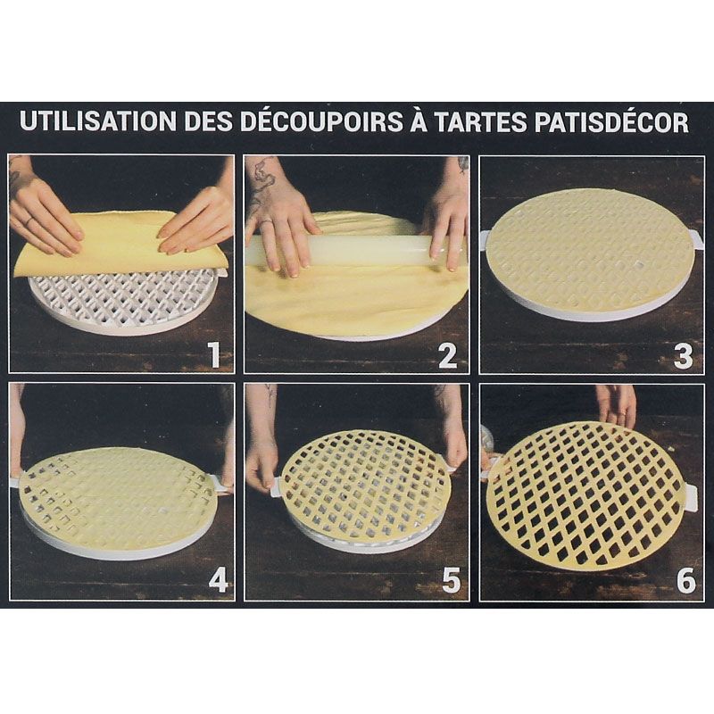 Découpoir à tarte cœurs 30 cm
