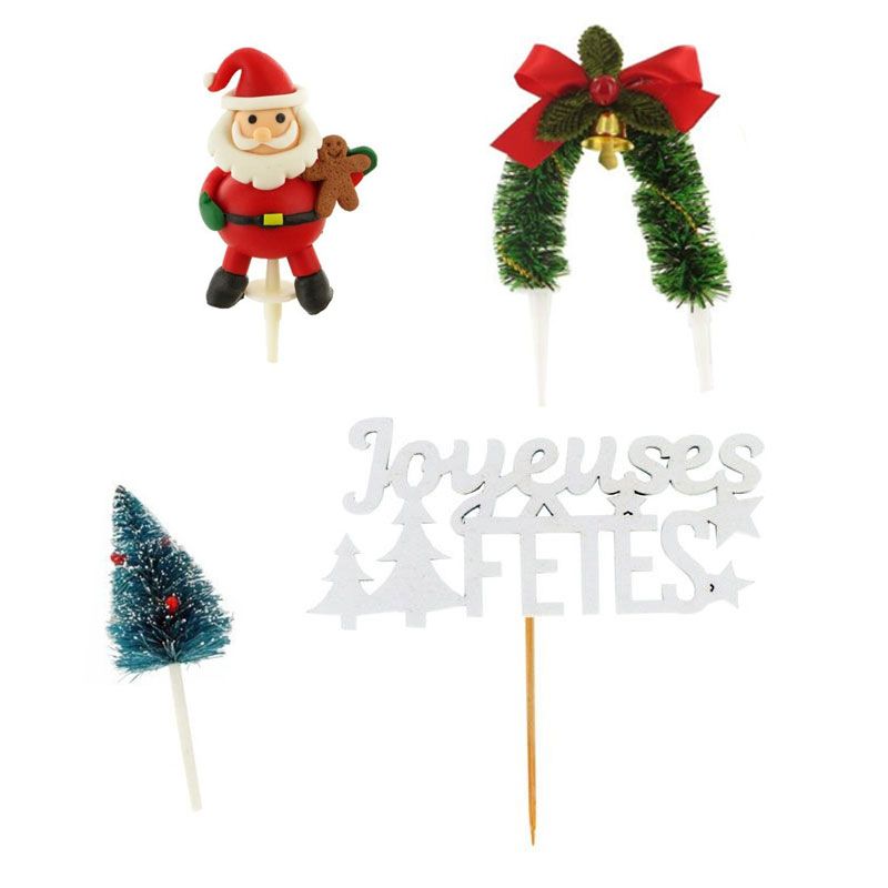 Kit décor Père Noël résine