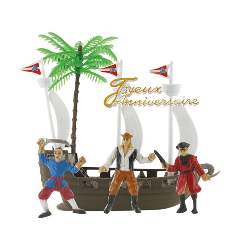 Kit Décor Gâteau theme Bateau Pirates