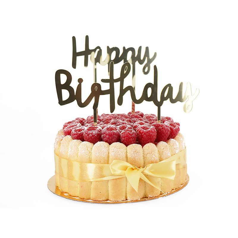 Cake Topper dessus de gâteau Happy Birthday or