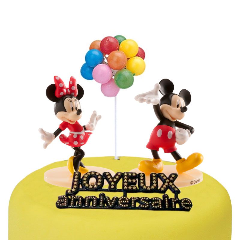 Kit Décor gâteau Mickey et Minnie