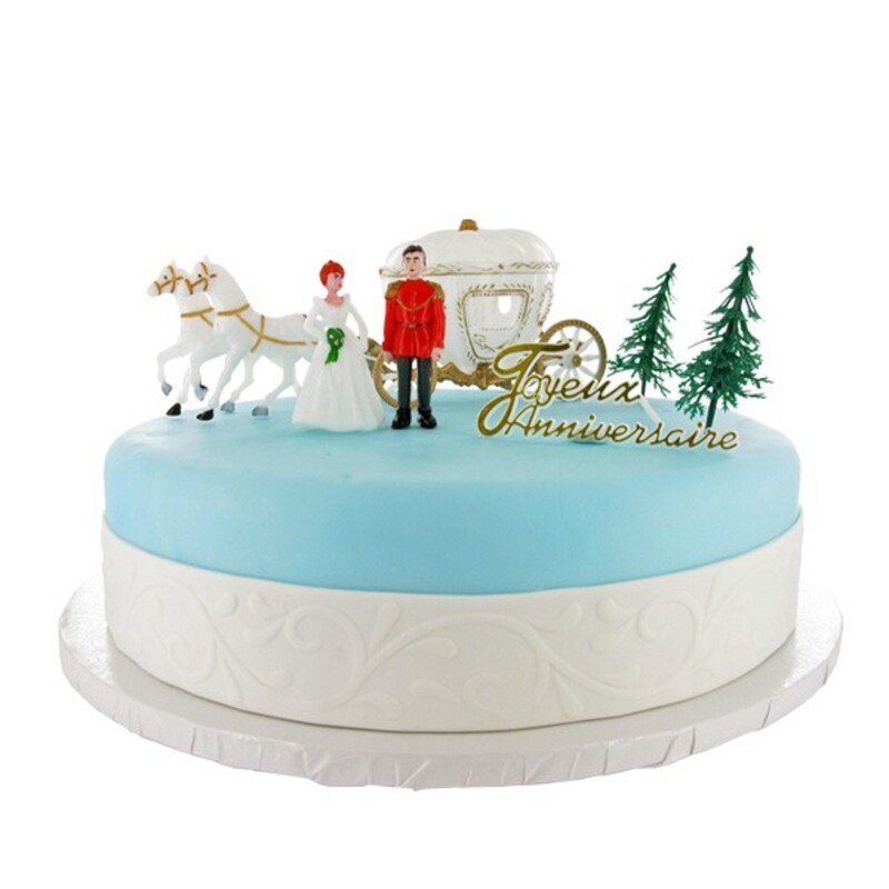 kit decoration gateau theme cheval