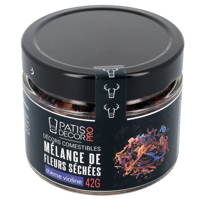 Mélange de fleurs séchées violines 42 g