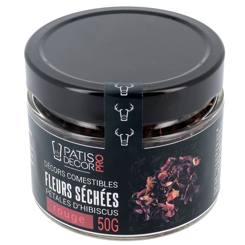 Fleurs d'Hibiscus séchées, VivezNature - Acheter en ligne 40g pas cher