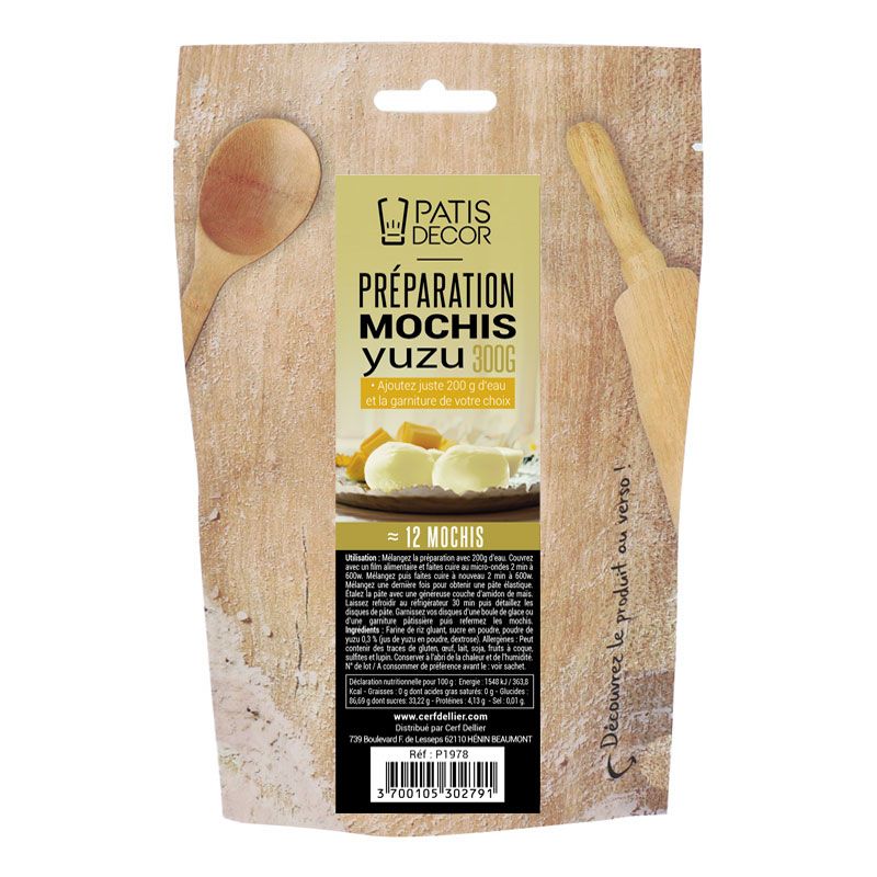 Préparation mochis yuzu 300 g