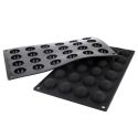 Moule silicone 24 mini demi-sphères 3 cm Moule silicone 24 mini demi-sphères 3 cm